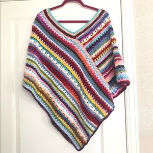 Multi Colored Pancho